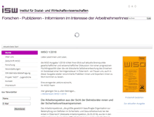 Tablet Screenshot of isw-linz.at